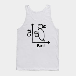 Bird cat Tank Top